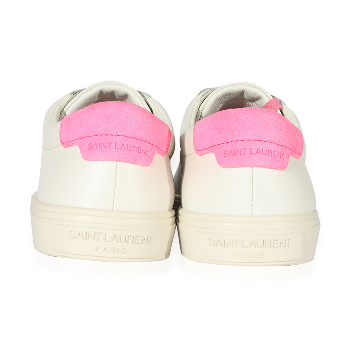 Saint Laurent Wmns Andy White Fuxia fluo