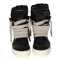 Rick Owens Strobe Geobasket Megalace High Black Milk