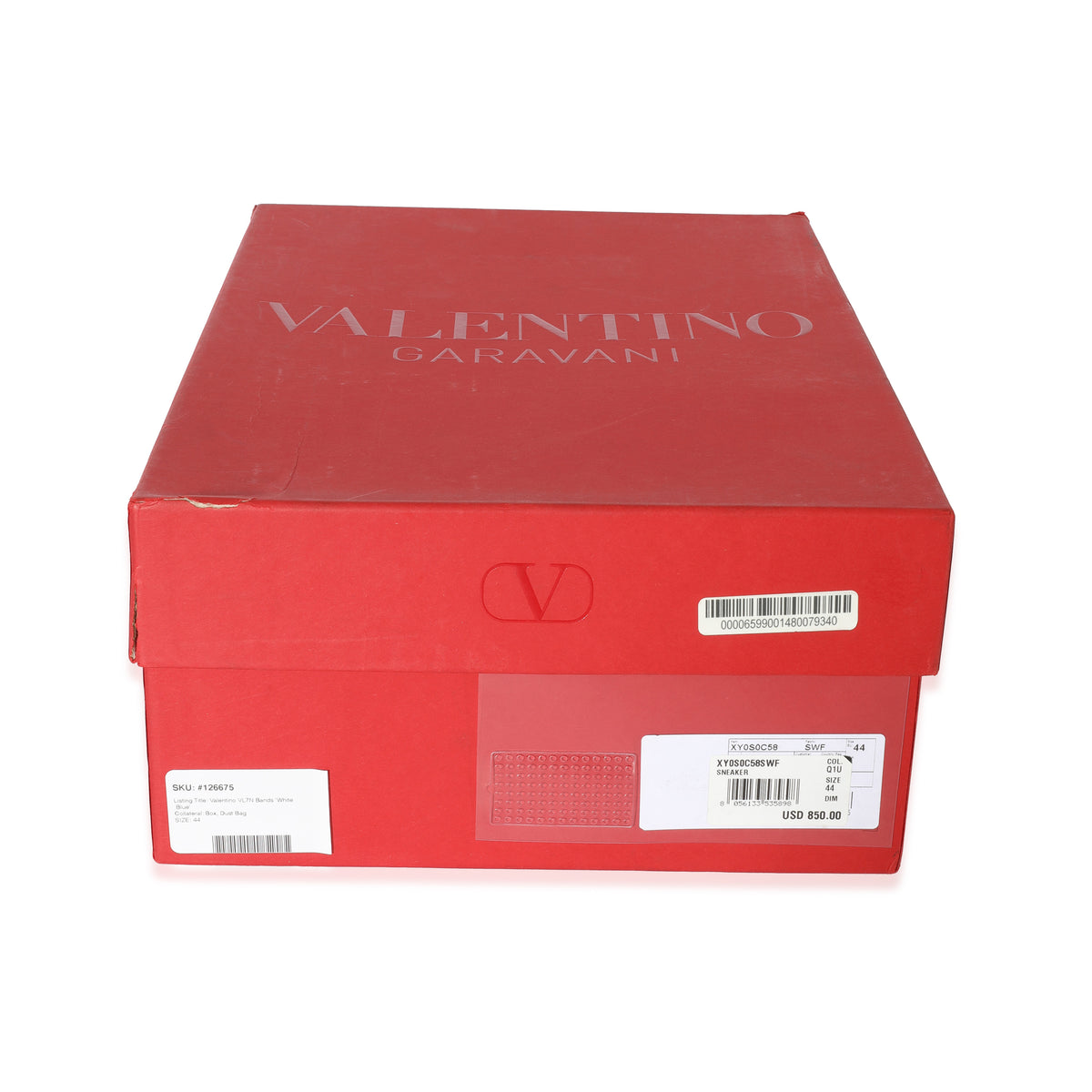 Valentino VL7N Bands White Blue