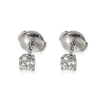 Blue Nile Diamond Stud Earring in Platinum G VS2 0.6 CTW