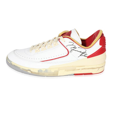 Off-White x Air Jordan 2 Retro Low SP White Varsity Red