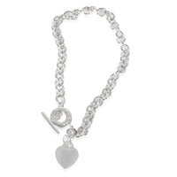 Tiffany & Co. Heart Tag Toggle Necklace in Sterling Silver