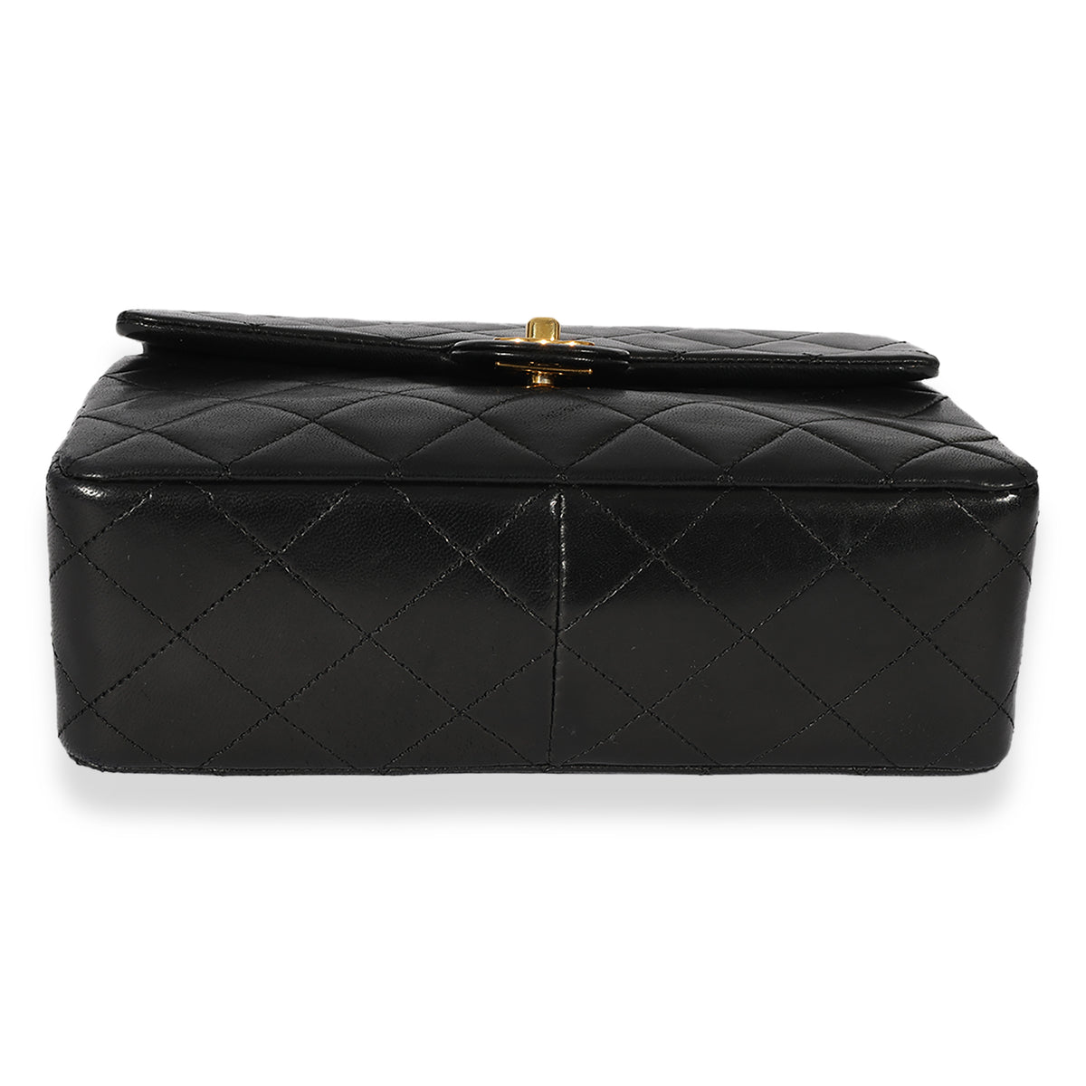 Chanel Vintage Black Quilted Lambskin Classic Mini Flap Bag