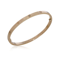 Cartier Love Diamond Bracelet in 18k Yellow Gold 0.15 CTW