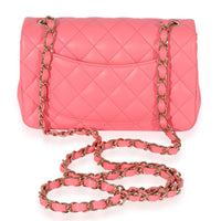 Chanel 22S Pink Lambskin Mini Rectangular Flap