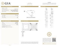 GIA Certified 1.01 Ct Princess cut G VS2 Loose Diamond