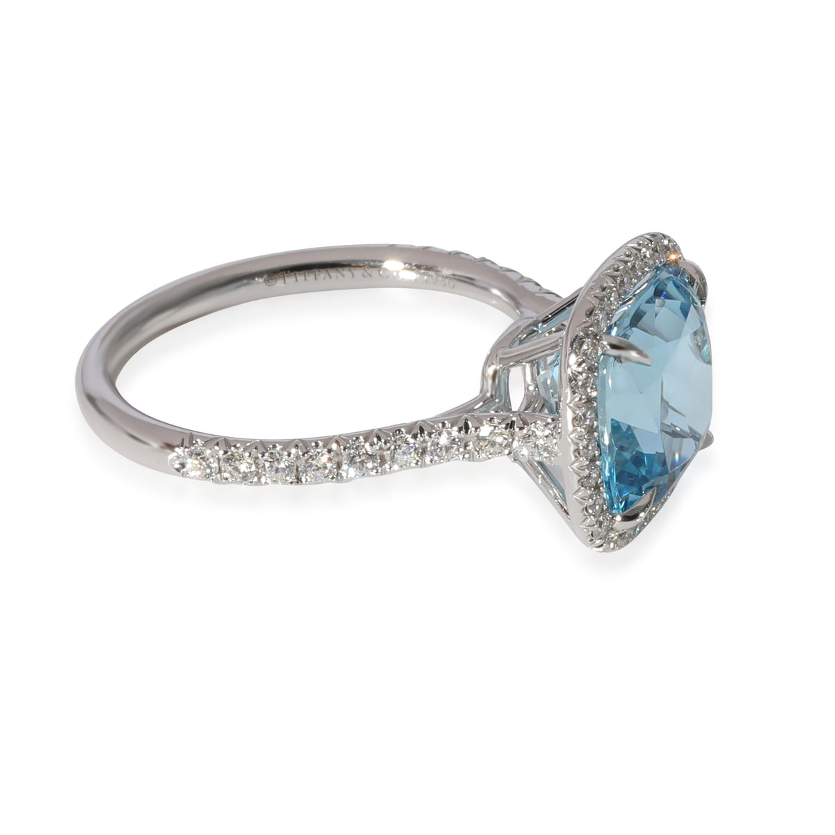 Tiffany and co hot sale aquamarine ring