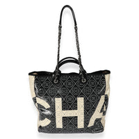 Chanel Coated Canvas CC Camellia Tote