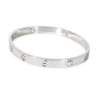 Cartier Love 4 Diamond Bracelet in 18K White Gold 0.42 CTW