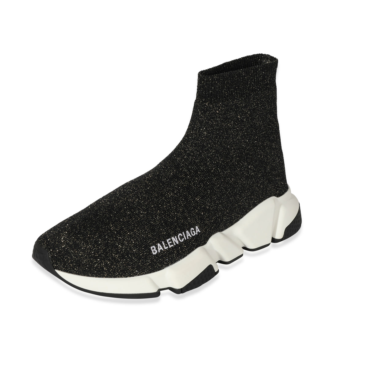 Balenciaga Wmns Speed Trainer High Black Gold 2019