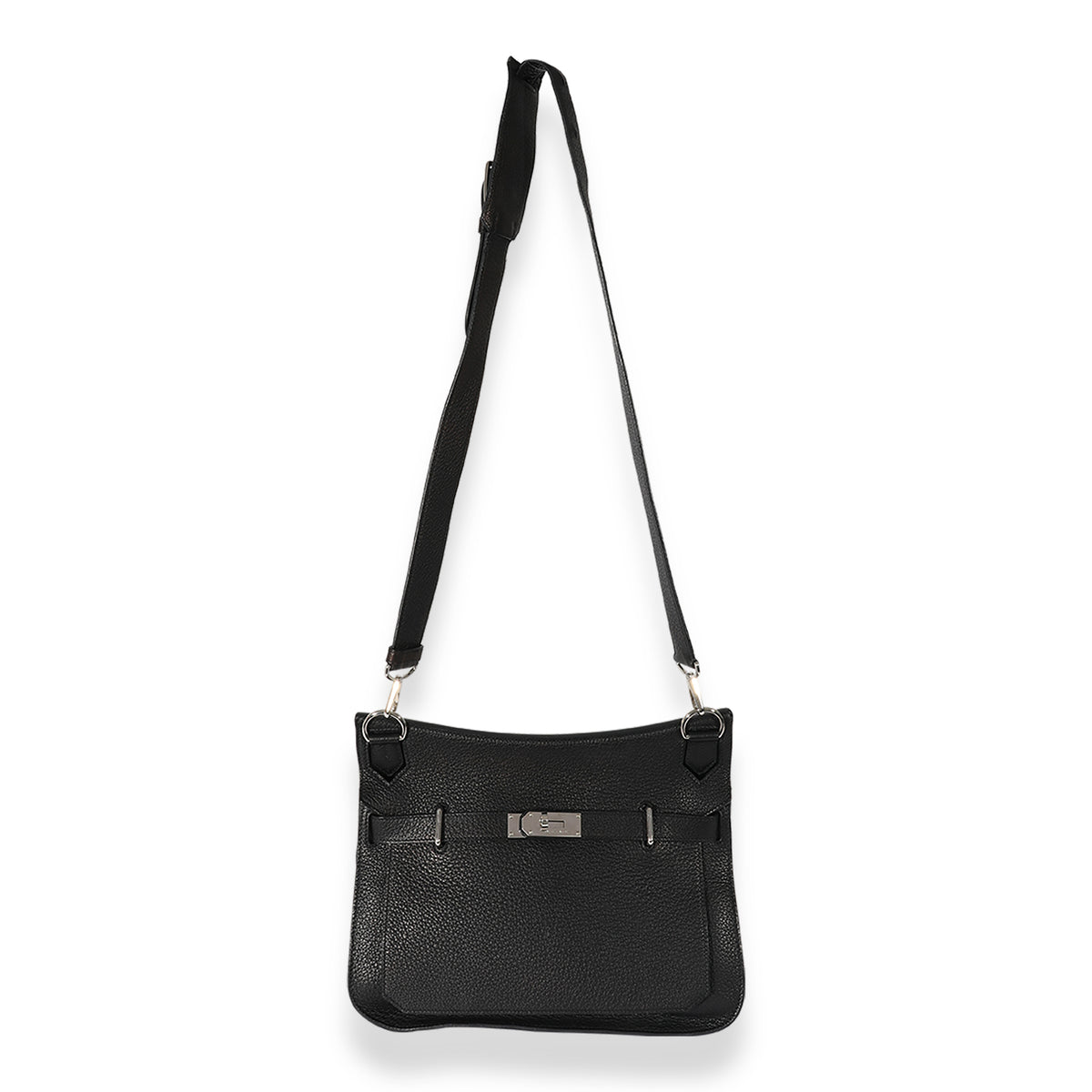 Hermès Black Clemence Jypsiere 34 PHW