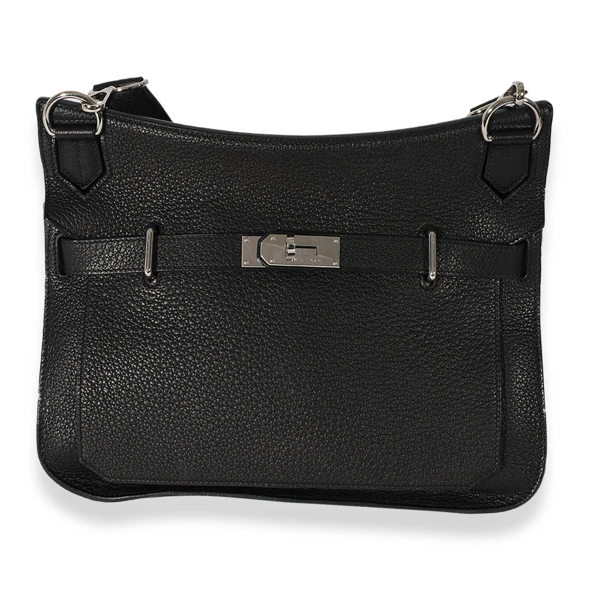 Hermès Black Clemence Jypsiere 34 PHW