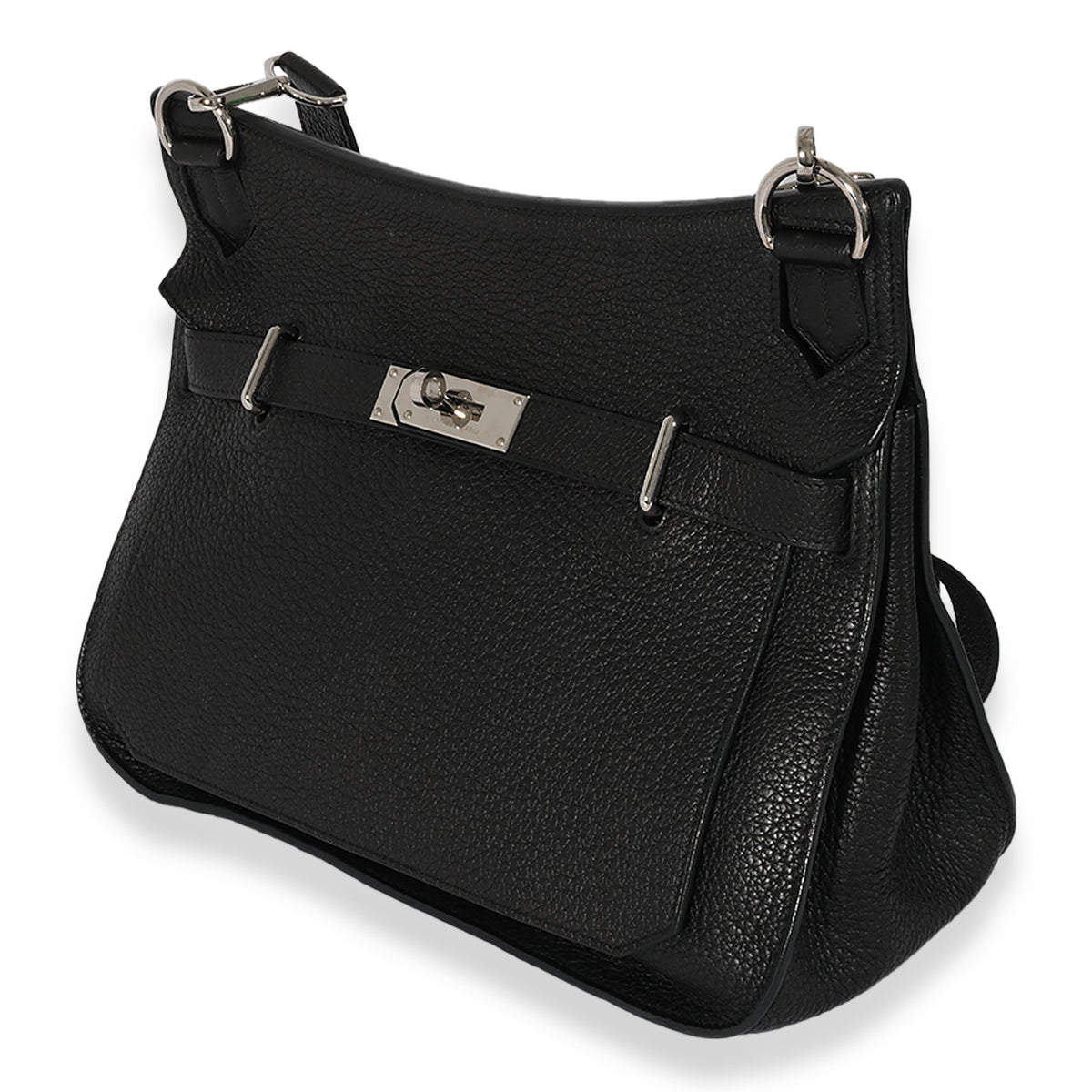 Hermès Black Clemence Jypsiere 34 PHW