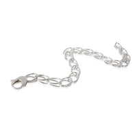 Tiffany & Co. Vintage Open Link Charm Bracelet in Sterling Silver