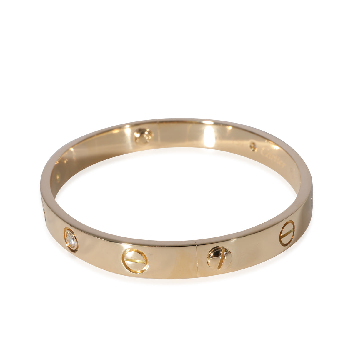 Cartier Love Bracelet, 4 Diamonds (Yellow Gold, Diamonds)