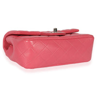 Chanel Pink Quilted Lambskin Mini Rectangular Classic Flap Bag