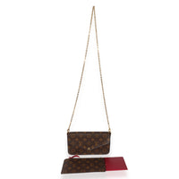 Louis Vuitton Fuchsia & Monogram Canvas Félicie Pochette