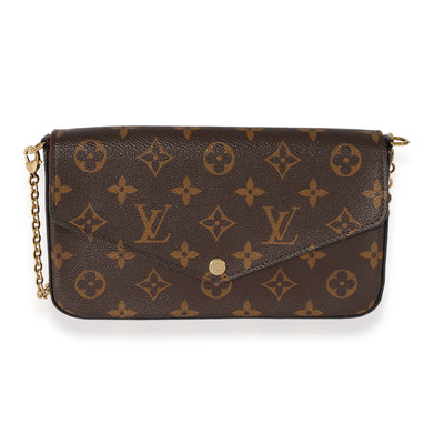 Louis Vuitton Fuchsia & Monogram Canvas Félicie Pochette