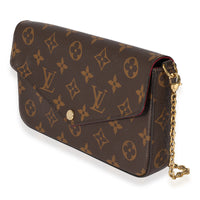 Louis Vuitton Fuchsia & Monogram Canvas Félicie Pochette