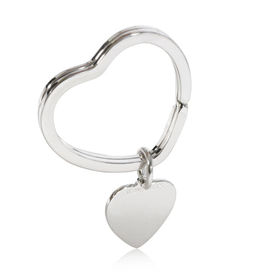 Tiffany & Co. Heart Key Ring With Heart Tag in Sterling Silver