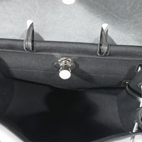 Hermès Black Canvas Herbag 39