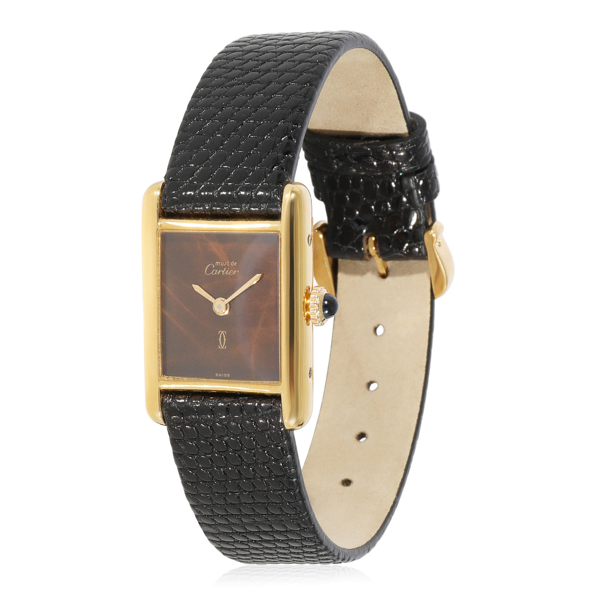 Cartier Le Must de Cartier Tank Tank Womens Watch in  Vermeil