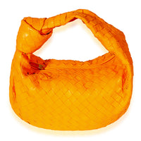 Bottega Veneta Orange Intrecciato Leather Jodie