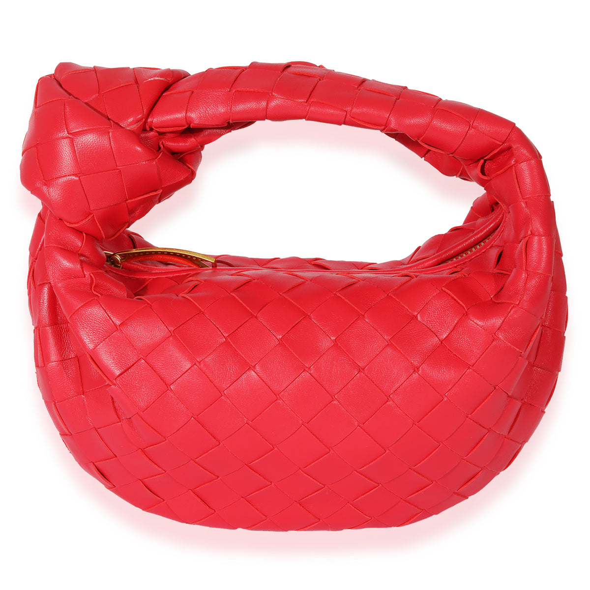 Bottega Veneta Bv Jodie Mini Leather Tote in Red