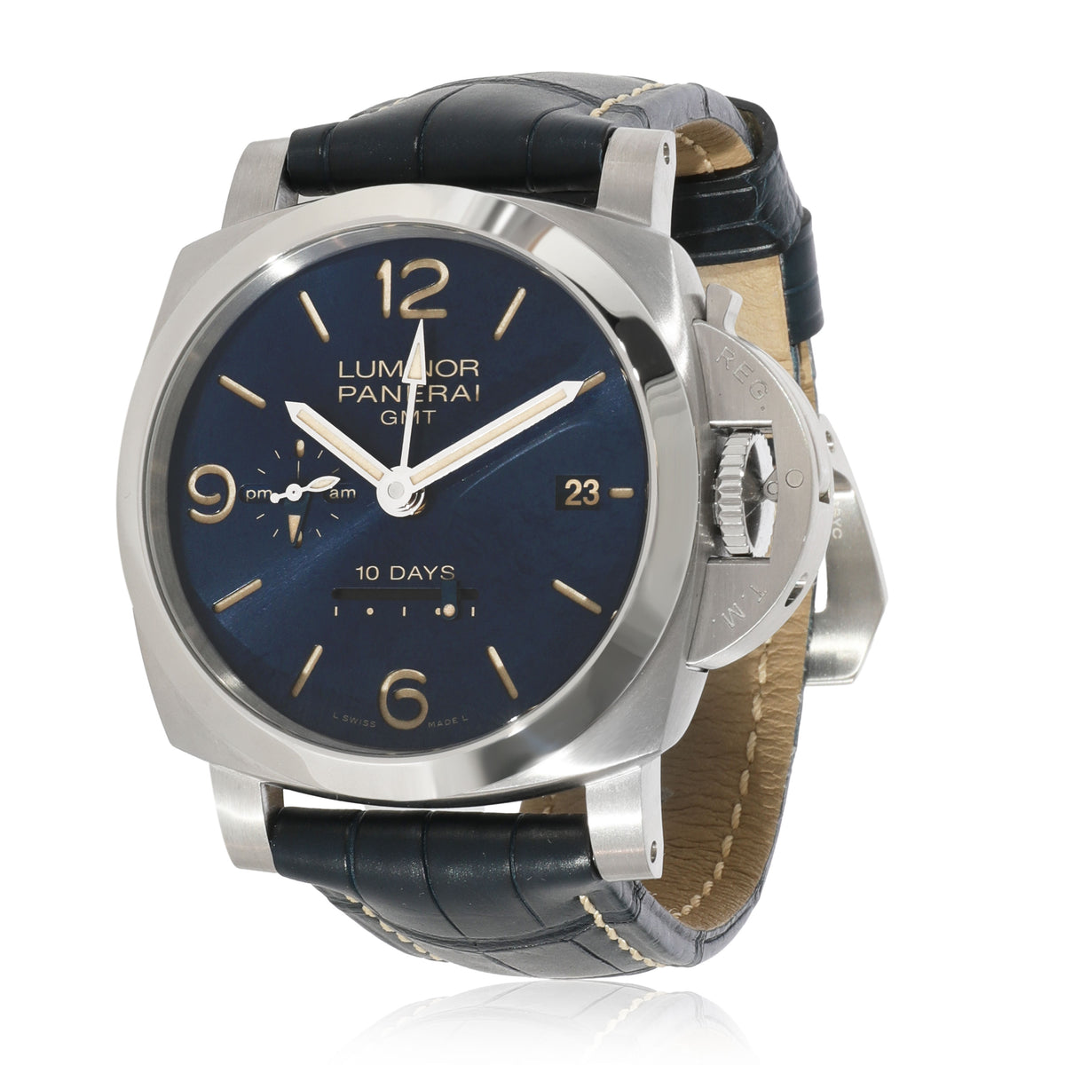 Panerai Luminor GMT PAM00986 Men s Watch in Stainless Steel