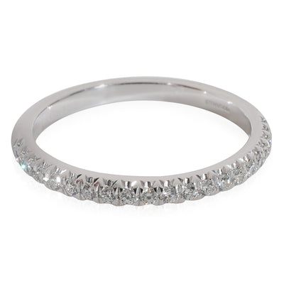 Tiffany & Co. Soleste Half Eternity Diamond Wedding Band in  Platinum 0.17 Ctw