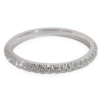 Tiffany & Co. Soleste Half Eternity Diamond Wedding Band in  Platinum 0.17 Ctw