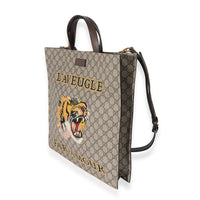 Gucci GG Supreme  LAveugle Par Amour Vertical Tote