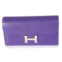 Hermes Iris Epsom Constance Long Wallet PHW