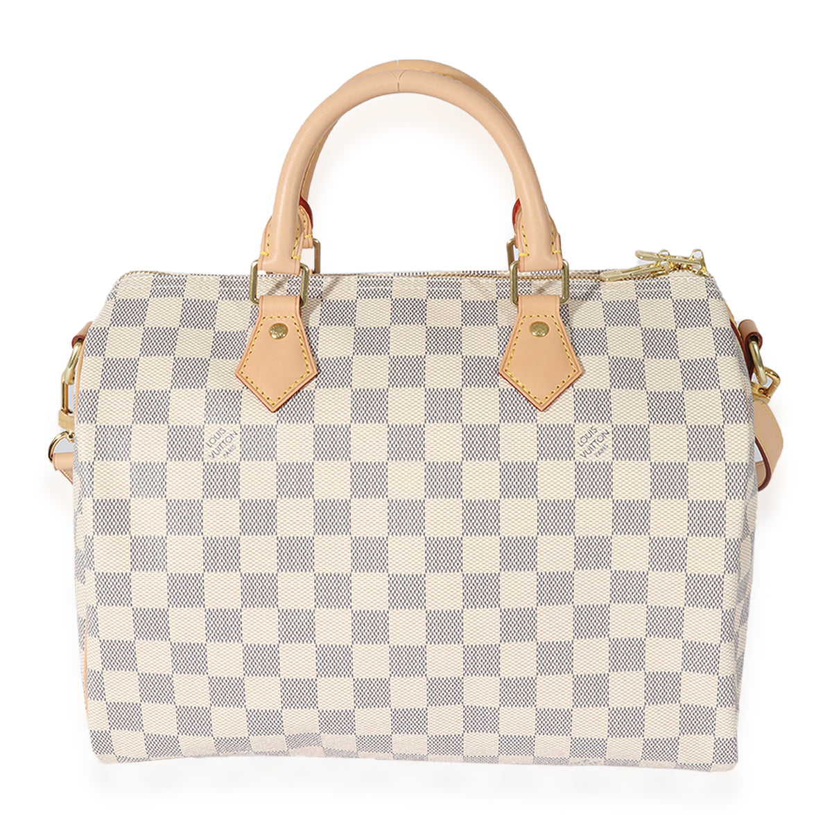 Speedy 30 Damier Azur Canvas with GHW