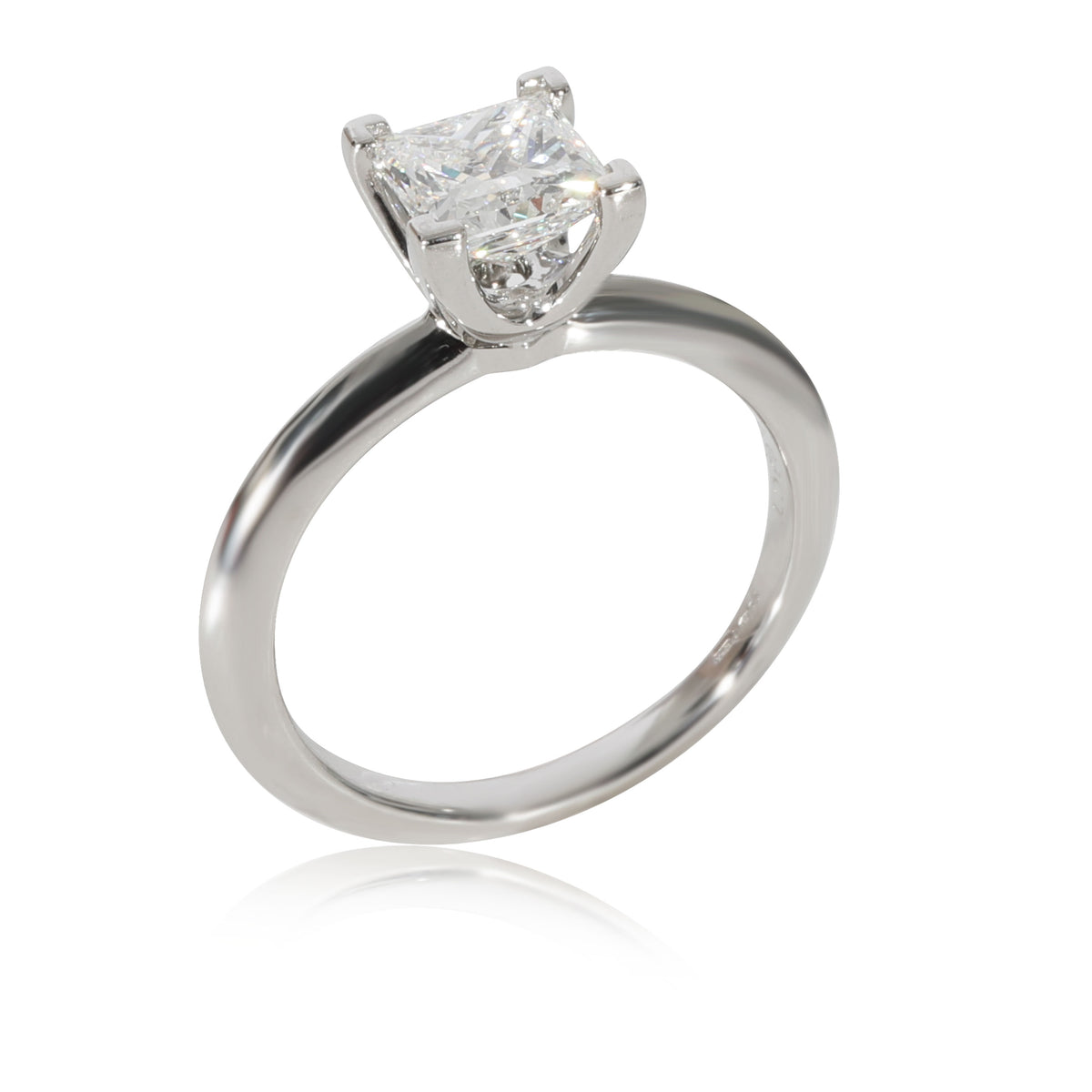 Tiffany & Co. Princess Cut Diamond Engagement Ring in   F VS1 1.03 CTW