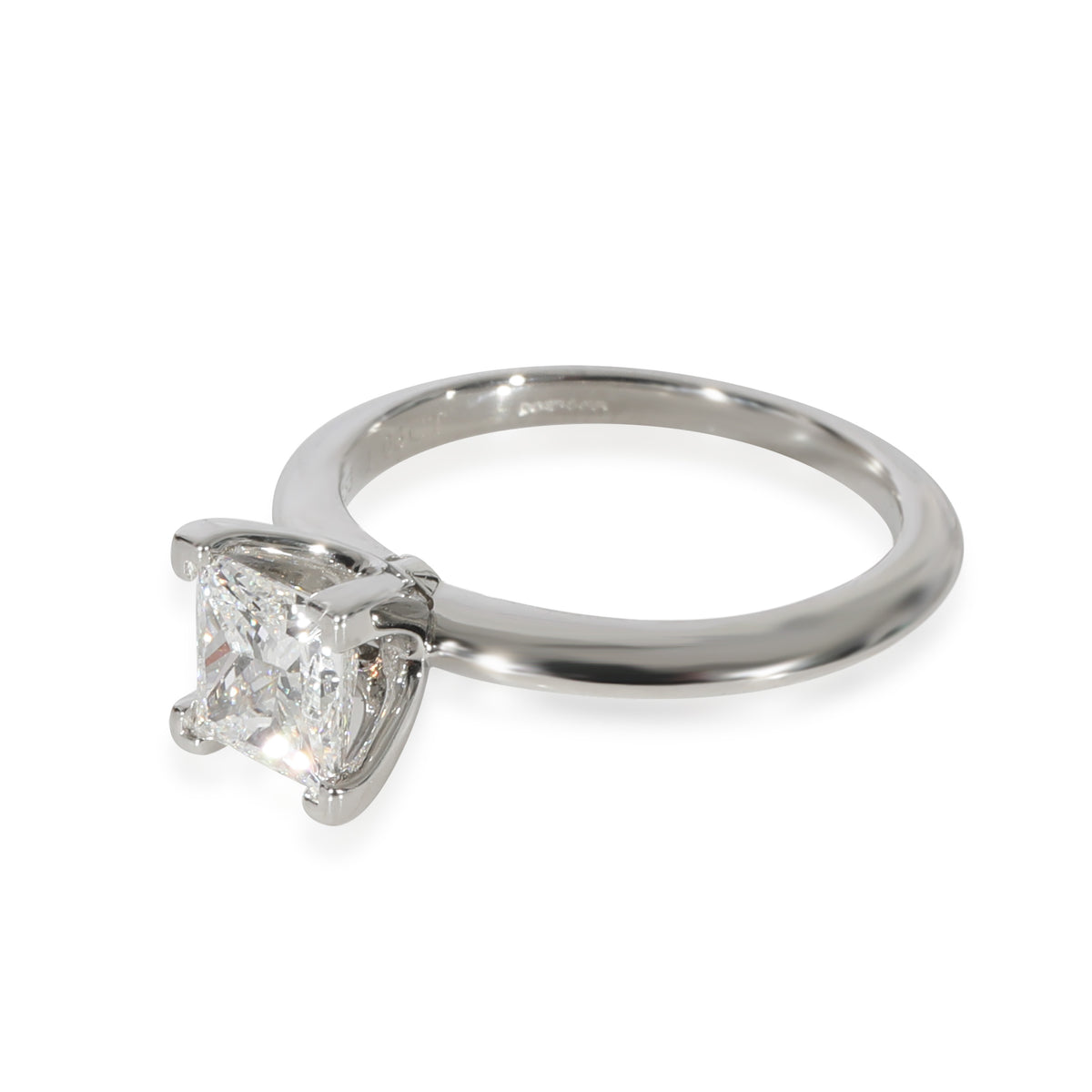 Tiffany & Co. Princess Cut Diamond Engagement Ring in   F VS1 1.03 CTW
