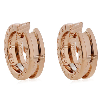 BVLGARI B.zero1 Hoop Earrings in 18k Rose Gold