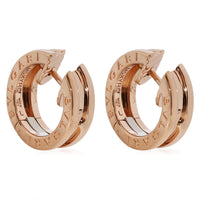 BVLGARI B.zero1 Hoop Earrings in 18k Rose Gold