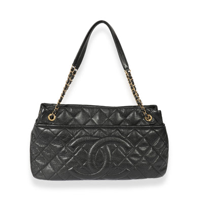 Chanel CC Soft Timeless Black Caviar Tote