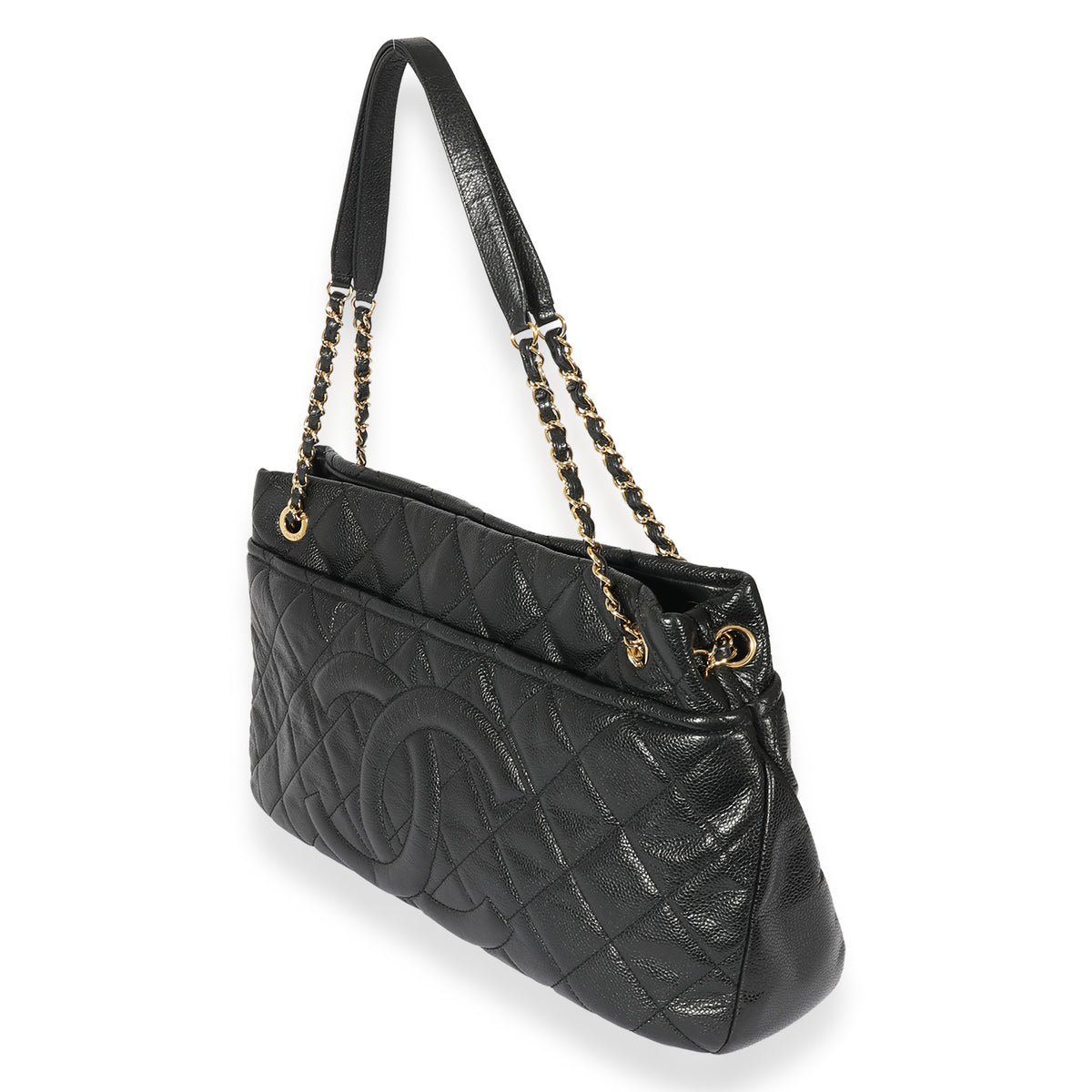 Chanel CC Soft Timeless Black Caviar Tote