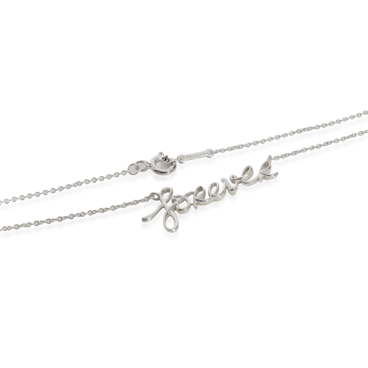 Tiffany and co forever on sale necklace