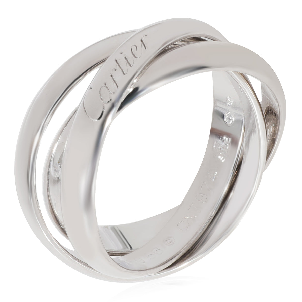 Cartier Trinity Ring in 18 Karat White Gold