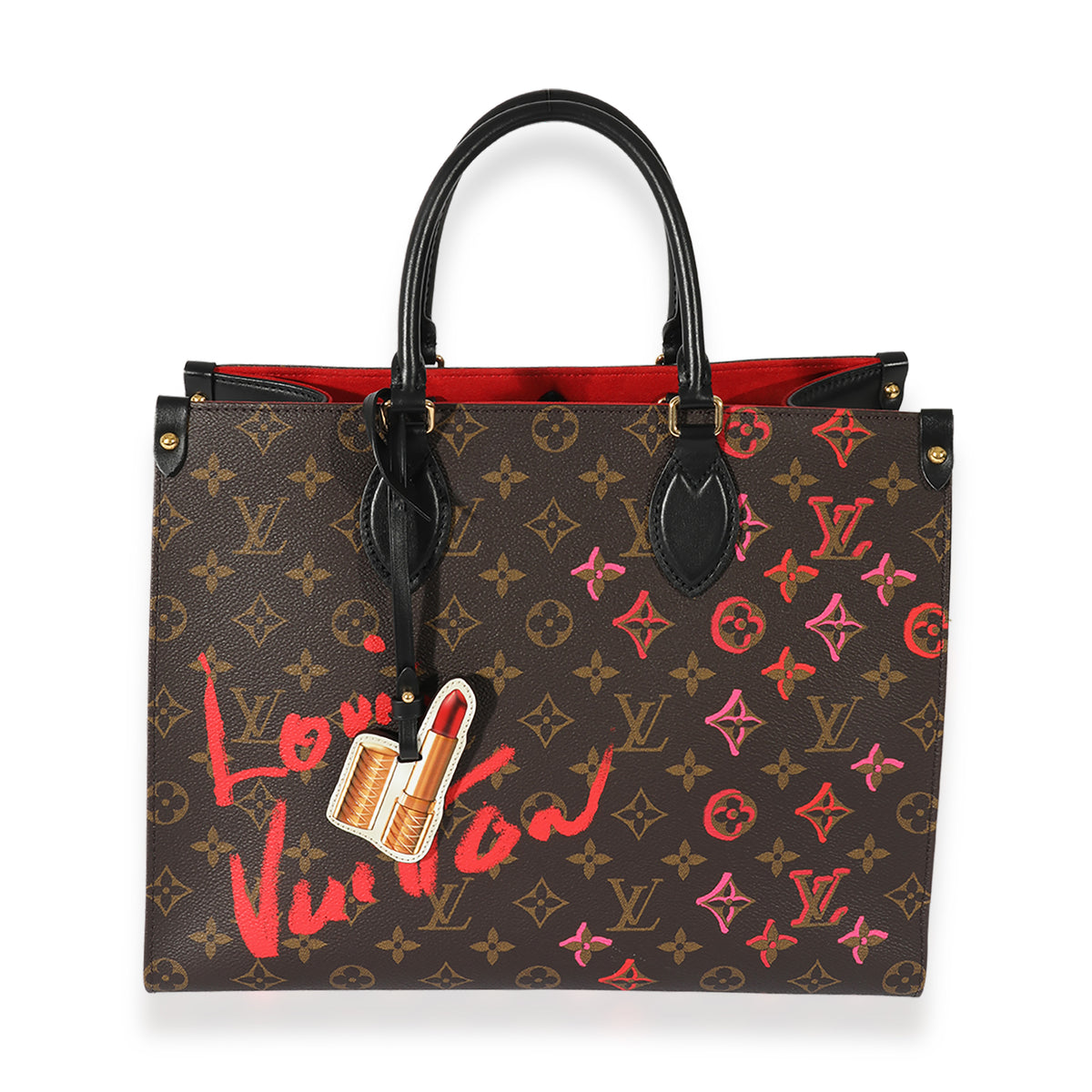 Louis Vuitton Heart Onthego MM Fall in Love Monogram tote bag LV