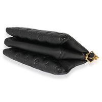 Louis Vuitton Black Lambskin Coussin PM