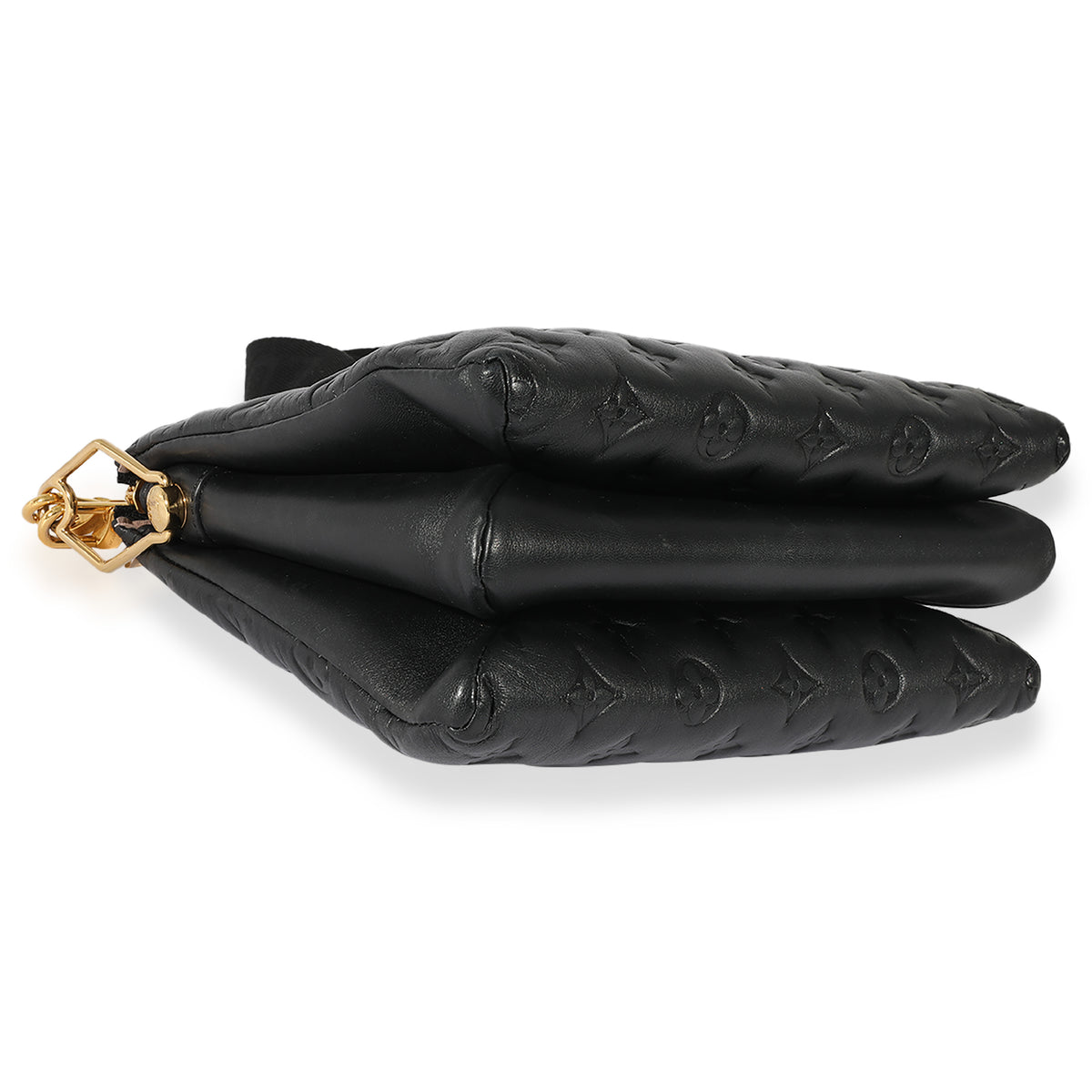 Louis Vuitton Black Lambskin Coussin PM