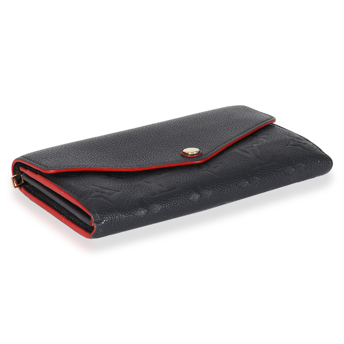 Louis Vuitton M62125 Marine/Rouge Empreinte Leather Sarah wallet