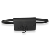 Christian Dior Ultra Matte Calfskin Saddle Belt Bag