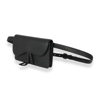 Christian Dior Ultra Matte Calfskin Saddle Belt Bag