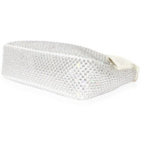 Prada White Satin Crystal Re-Edition 2000 Hobo