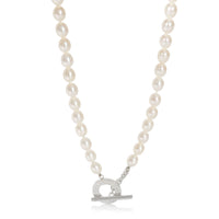 Tiffany & Co. Freshwater Pearl Toggle Necklace in Sterling Silver